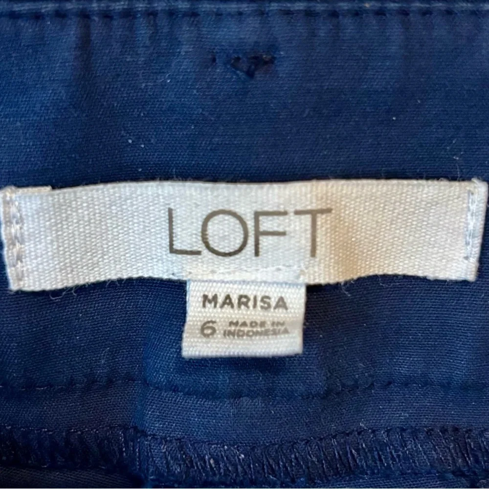 LOFT Women’s Size‎ 6 Blue Marisa “The Riviera Pant” Trousers
